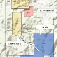 Diamante and Jackie plus Mezquite concession map 1